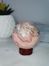 Load image into Gallery viewer, Argentinian Rhodochrosite Sphere

