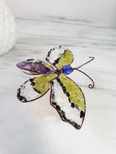Load image into Gallery viewer, Handcrafted Chip Butterfly on Quartz

