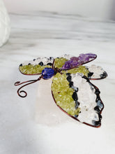 Load image into Gallery viewer, Handcrafted Chip Butterfly on Quartz
