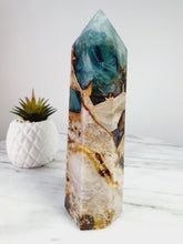 Load image into Gallery viewer, Super Unique Rainbow Fluorite Tower
