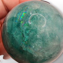 Load image into Gallery viewer, Rainbow Fluorite Sphere 353
