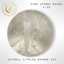 Load image into Gallery viewer, Natural Citrine Sphere 240
